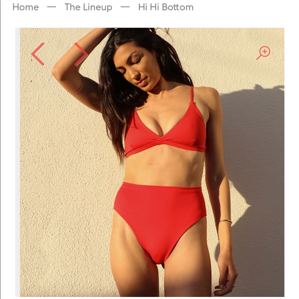 Left on Friday Hi Hi Bottom - Sweet Chilli Red